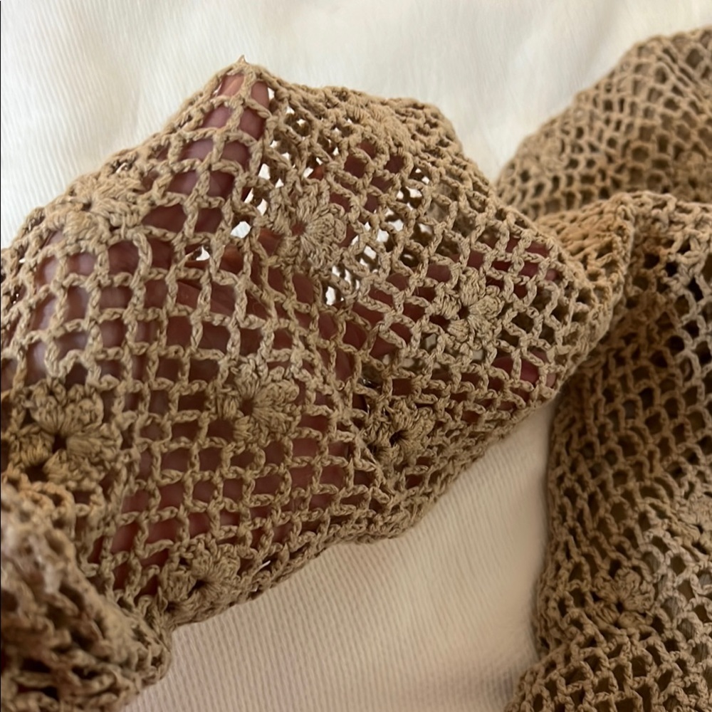 Croft & Barrow Tan Knit Top - Picture 3 of 6